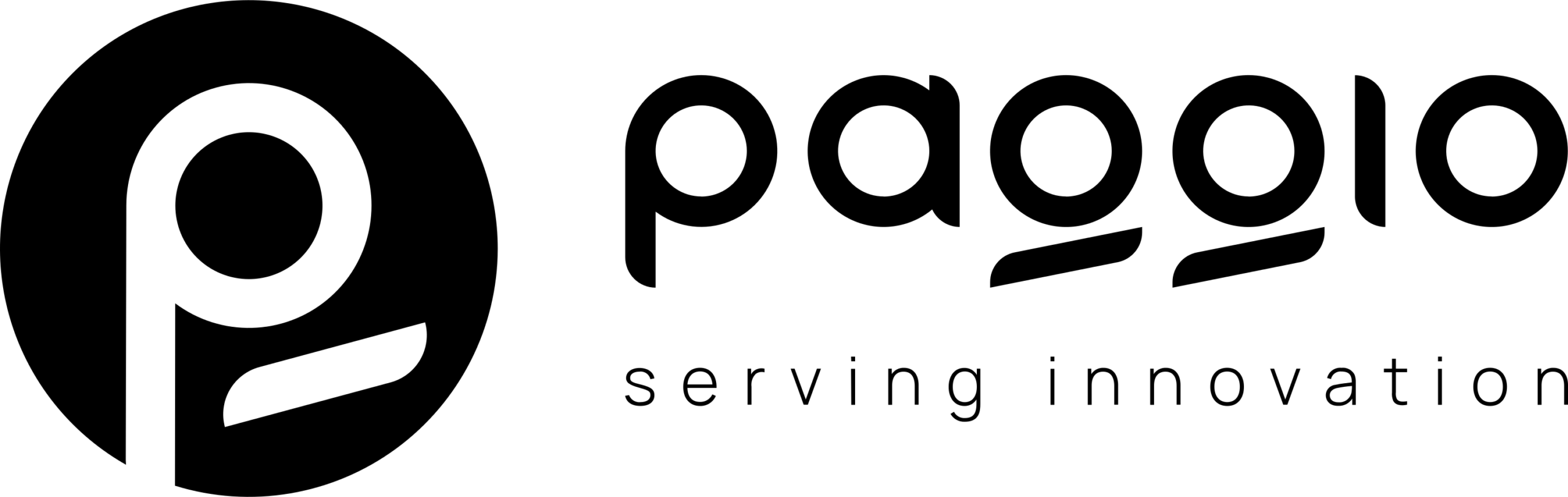 Paggio - Logo orizzontale nero ST